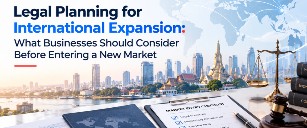 Legal Planning for International Expansion